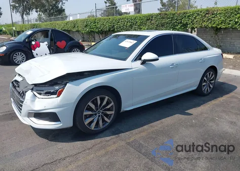 2021 Audi A4 Premium 40 Tfsi Quattro S Tronic z USA, uszkodzony, nr VIN WAUABAF46MN007586